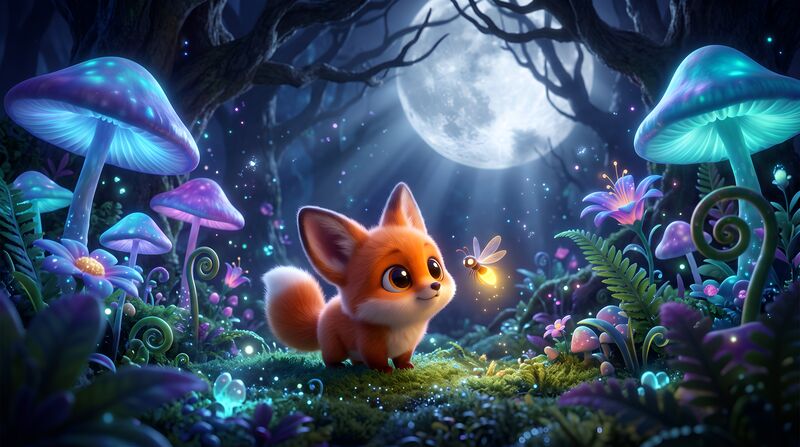 Pip & the Moon Garden, poster.